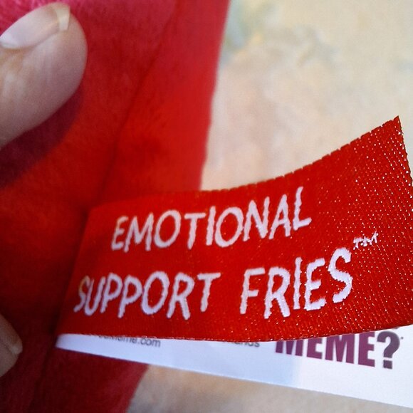 Emotional Support‎ French Fries - Plush/Stuffed - What Do You Meme New - Picture 7 of 9
